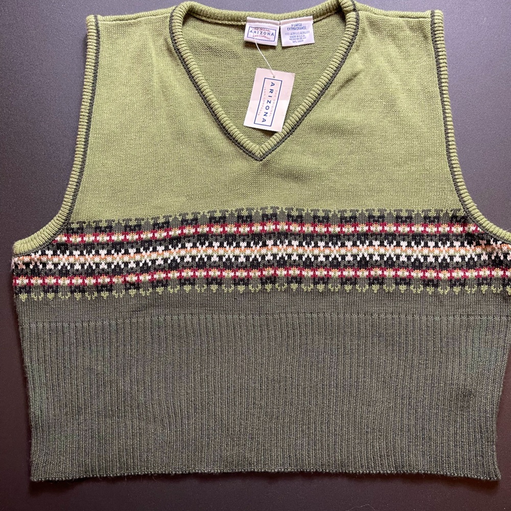 Vintage NWT Arizona jeans sweater vest